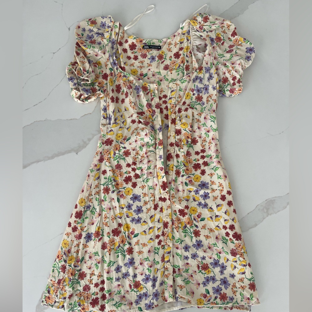 Zara floral dress